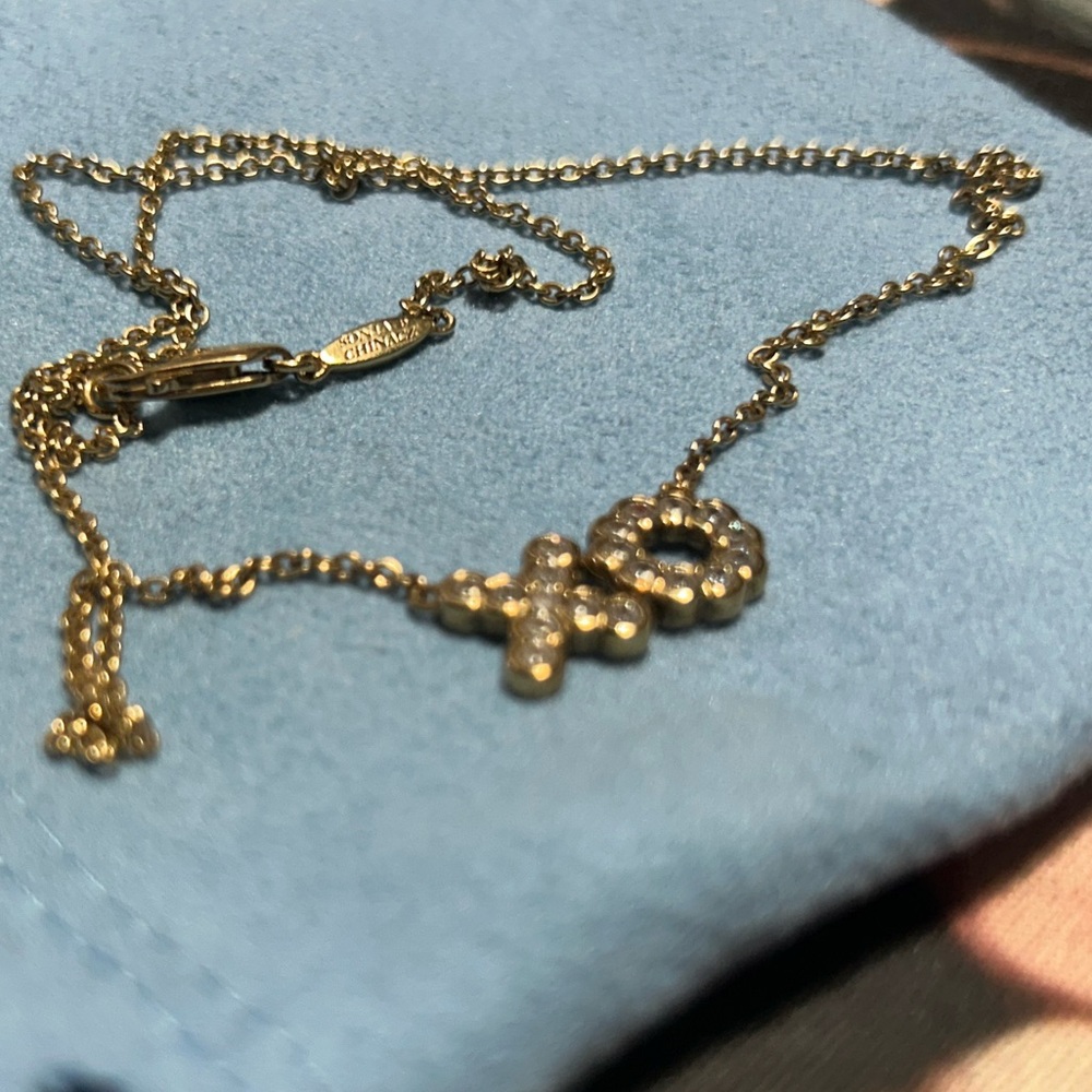 💛 Sonja Bitton XO Necklace | Sterling Silver 925 | Cubic Zirconia 💛